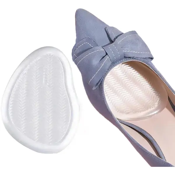 rimmo 1 Paar Inlegzolen Voor Dames Hoge Hakken – Siliconen Voorvoet Pads, Anti-slip Binnenzool, Pijnverlichting En Wrijving Vermindering | Comfortabele thumbnail