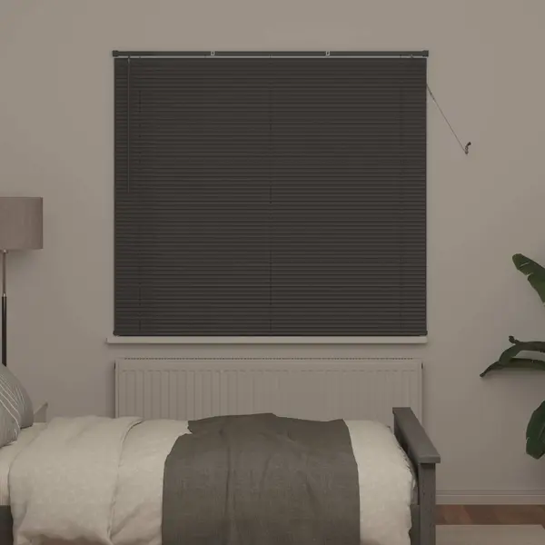 VidaXL Venetianer Jalousie Verstellbar Silber Grau 150 X 140 Cm Pvc thumbnail