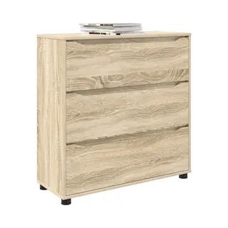 VidaXL Aufbewahrungsschrank Sonoma-Eiche 80 X 31 X 81 Cm Holzwerkstoff