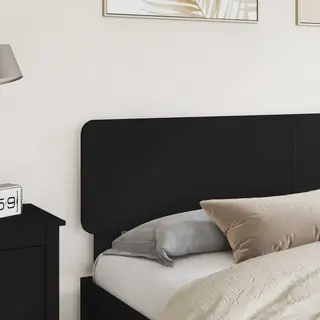 VidaXL Kopfteil Schwarz Eichen-Optik 180 Cm Holzwerkstoff