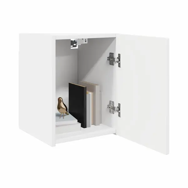 Tv-wandschrank Wandmontiert Weiß 30 X 31 X 40 Cm Holzwerkstoff Vidaxl thumbnail