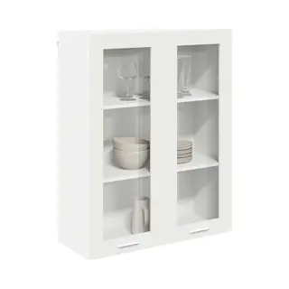 Hängeschrank Mit Speicher Weiß 80 X 31 X 100 Cm Holzwerkstoff Vidaxl