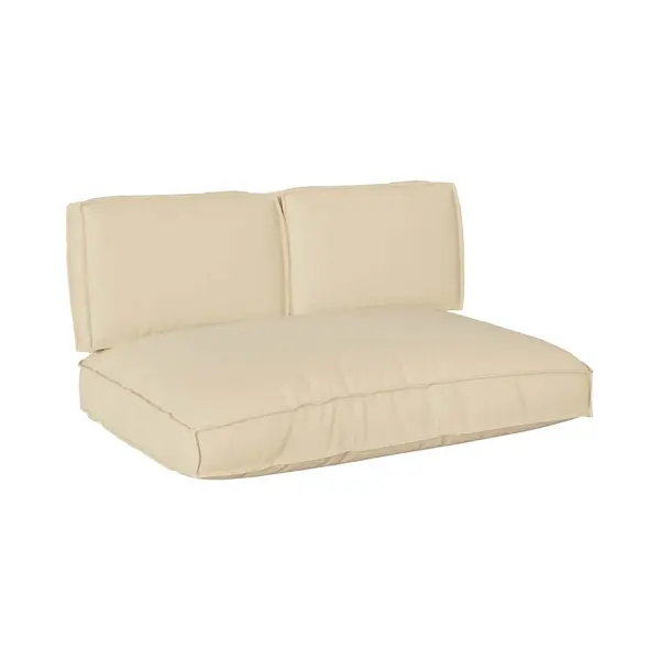 VidaXL Kissenset 3 Pcs Beige Oxford-Stoff thumbnail