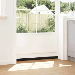 VidaXL Schroefbare Deurborstelafdichtingen 2 Pcs Zilver 100 Cm