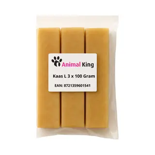 Yak Kaas Hond - De Ideale Hondensnack Voor Honden - Vermindert Tandplak - Lang Kauwplezier - Stinkt Niet - Animalking Staaf - Bot - Melk Kauwbot -