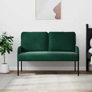 VidaXL Sofas Mit Kissen 110cm Dunkelgrün Sperrholz Wohnzimmer Moderne Sofas Bequeme Lounge Sperrholz Sitzgelegenheit Stilvoll Langlebig Möbel