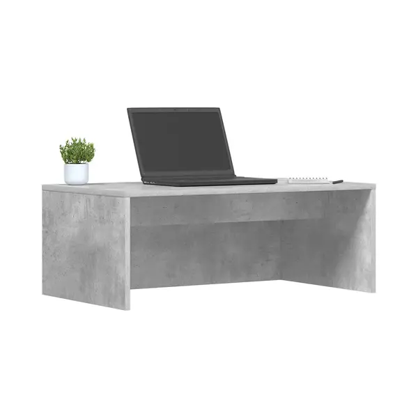 VidaXL Wandtisch Wandmontiert Beton Grau 80 X 45 X 30 Cm Holzwerkstoff thumbnail