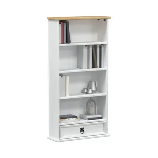 VidaXL Cd Kast Wit 52 X 17.5 X 103 Cm Massief Grenenhout