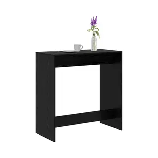VidaXL Bartisch Schwarz Eichen-Optik 102 X 50 X 103, 5 Cm Holzwerkstoff, Eleganter Esstisch, Rechteckige Bar, Platzsparendes Möbel, Praktische