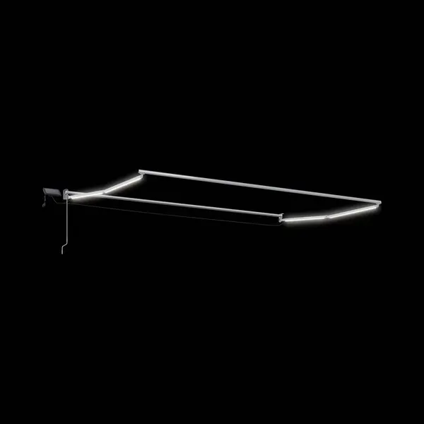 VidaXL Elektrisch Uittrekbaar Markies Frame Wit 4, 5 × 3 M Aluminium thumbnail