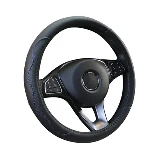 Stuurhoes Auto 37-38 Cm - Zwart Blauw - Model Volante - Voorgevormd - Kasey Products