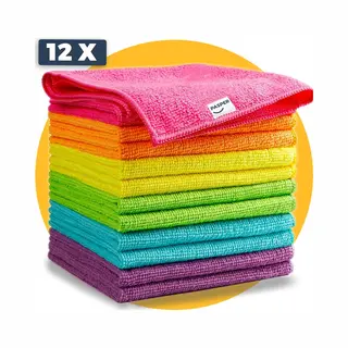 Microvezeldoekjes Pasper - 16 Stuks Van 32 X 32 Cm - Microvezeldoekjes Schoonmaak