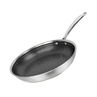 Pasper Bratpfanne Ø 30 Cm – Pfas-, Ptfe- Und Pfoa-frei –Induktion, Elektro, Keramik, Gas & Backofen – Edelstahlpfanne Mit Kratzfester
