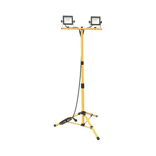 Ledvion - 2x Led Baustrahler 20W, Mit Stativ, Sanan Led Chips, 6500K, 2200 Lumen, IP65