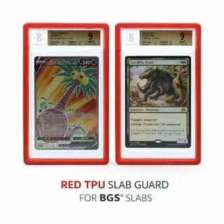 Bgs Slab Guard Rood / Slab Bumper – Bescherming Voor Pokémon, Mtg & Yu-Gi-Oh! Graded Cards – Tcg Card Protector