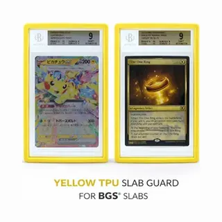 Bgs Slab Geel / Slab Bumper – Bescherming Voor Pokémon, Mtg & Yu-Gi-Oh! Graded Cards – Tcg Card Protector