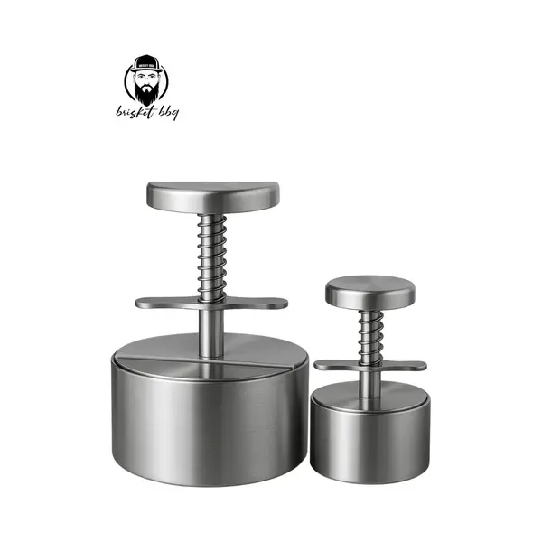 Brisket Bbq® Hamburger Pers, Hamburger Press, Slagers Hamburger Pers, Hamburger Maker 2 Formaten thumbnail