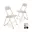 2 Beige linnen stoelen
