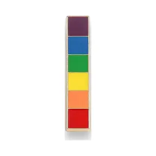 Kinky Pleasure Regenboog Pin – Verticaal Pride Speldje – Lgbt Accessoire