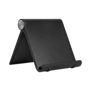 Excitat Houder - Telefoonhouder - Opvouwbaar En Verstelbaar - Geschikt Voor Tafels, Bureaus, Slaapkamers, Woonkamers, Reizen - 10*8, 5cm - Zwart