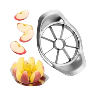 Excitat Snijmachine - Roestvrijstalen Snijmachine - Geschikt Voor Appels, Peren, Sinaasappels, Aardappelen, Tomaten, Avocado's - Zilver