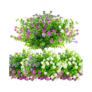 Namajunas - Kunstplanten Kunstbloemen - Uv-bestendige Kunstbloemen Voor Buiten Bakken | Kunstplanten En Buitenplanten Voor Balkonbak, Tuin, Decoratie