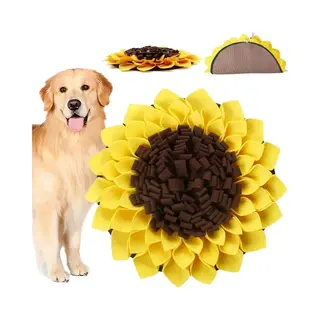 Zonnebloem Snuffelmat Voor Honden - Snuffelmat Hond - Snuffelmat Honden - Puzzle Hond - 38X38