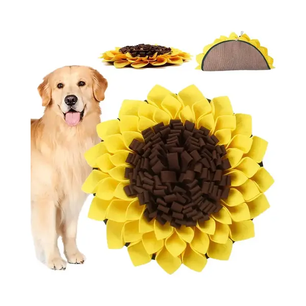 Zonnebloem Snuffelmat Voor Honden - Snuffelmat Hond - Snuffelmat Honden - Puzzle Hond - 38X38 thumbnail