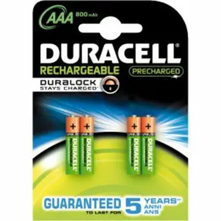 3x Duracell Oplaadbare Batterijen Ultra Aaa 4 Stuks