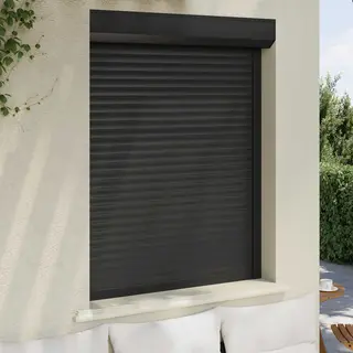 VidaXL Rolluik Antraciet 100 X 130 Cm Aluminium En Polyurethaan