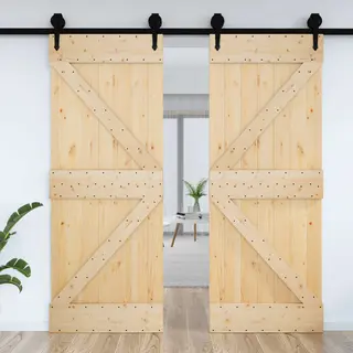 VidaXL Tür Narvik Natur 70 X 210 Cm Massivkiefer