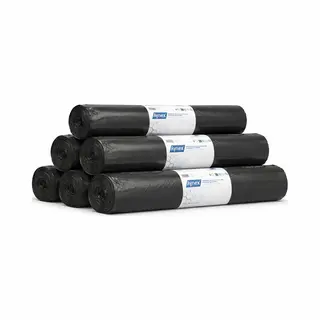 Hynex Vuilniszak 60 Liter - 120 Stuks - Afvalzakken - Vuilzakken - Pedaalemmerzakken - Gerecycled Ldpe - 60 X 80 Cm - Set Van 6 Rollen X 20 Stuks -