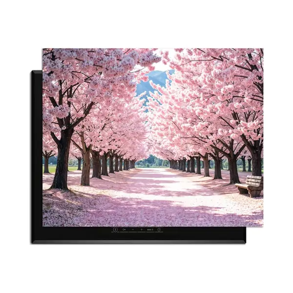 KitchenArt - Sakura Bliss – Inductie Beschermer - 77x51 Cm - Kookplaat Beschermer - Luxe Afdekplaat Inductieplaat - Anti-slip & Oprolbaar - thumbnail