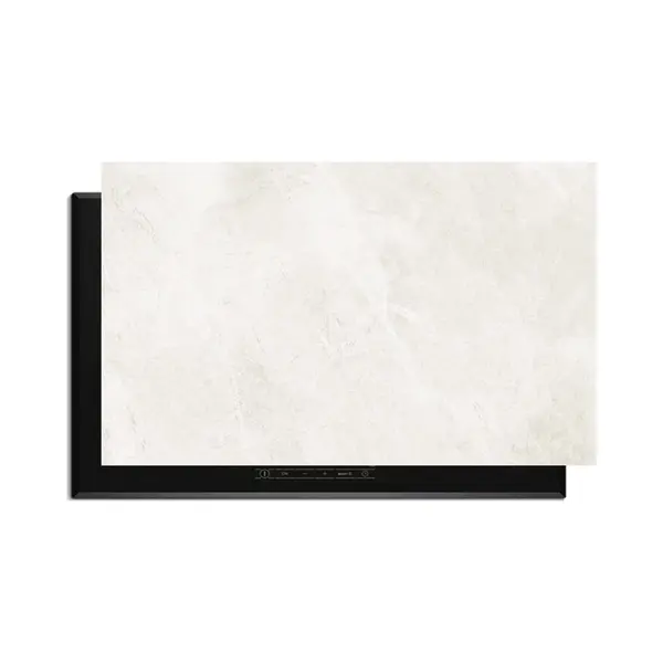 KitchenArt - Beige Marble – Inductie Beschermer - 52x35 Cm - Kookplaat Beschermer - Luxe Afdekplaat Inductieplaat - Anti-slip & Oprolbaar - thumbnail