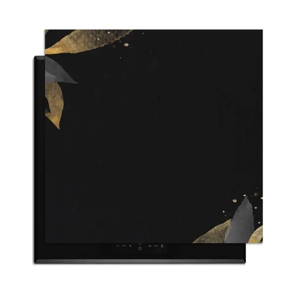 KitchenArt - Black Olive – Inductie Beschermer - 59x52 Cm - Kookplaat Beschermer - Luxe Afdekplaat Inductieplaat - Anti-slip & Oprolbaar - thumbnail