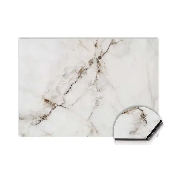 KitchenArt - Pure Marble Spatscherm - 60x30 Cm - Spatscherm Achterwand Keuken - Spatwand Keuken thumbnail