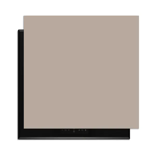 KitchenArt - Taupe Mist – Inductie Beschermer - 62x52 Cm - Kookplaat Beschermer - Luxe Afdekplaat Inductieplaat - Anti-slip & Oprolbaar - thumbnail