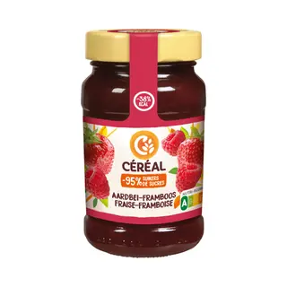 Céréal Jam Aardbei&Framboos 270 Gr