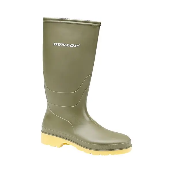 Dunlop Kinderen Unisex 16247 Dulls Rain Welly / Wellington Boots (Groen) thumbnail