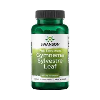 Swanson Gymnema Sylvestre Blood Sugar Support 400mg Capsules - 100 Capsules