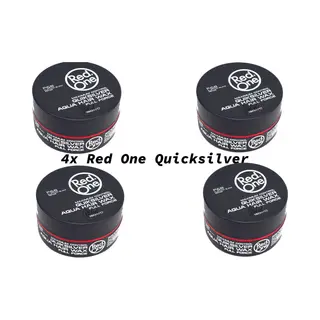 Red One Quicksilver Hair Wax| Haarwax| Haargel| Gel| Aqua Wax| Quicksilver Aqua Haarwax| 4 Stuks| 4 Pieces