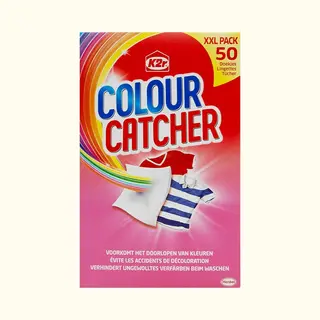 K2r Colour Catcher Xxl Pack - 50 Doekjes - Voorkomt Het Doorlopen Van Kleuren