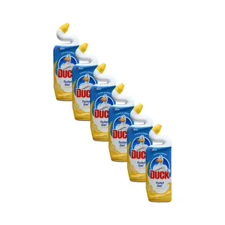 Duck (Wc Eend) Toiletreiniger Citroen - Verwijdert Kalkaanslag - 6x 750ML - Wc Reiniger