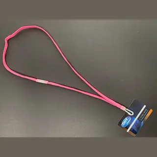 Card Vision Huismerk Keycord Met Plastic J Clip Roze