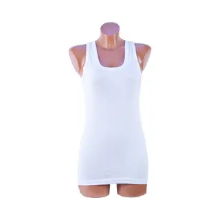 Donex 2 Pack - Dames Extra Lang Hemd - 100% Katoen - Wit - Maat L