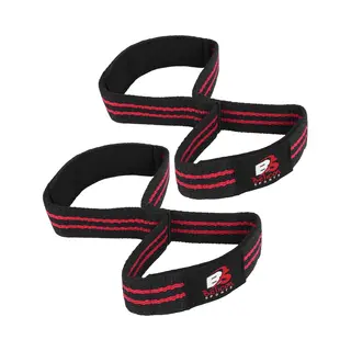 Belicon Wears Netherlands Figuur 8 Gewichthefbanden Voor Gewichtheffen Heavy Duty Deadlifting-trainingsbanden | Polsbandages Gym Equipment Gear Heren Dames Paar (Zwart), Wrist