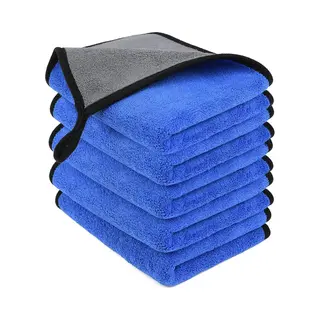 Extreme Premium Auto Droogdoek | 5 Stuks | Verdikte Tweelaagse Handdoek | Krasvrij | Droogdoek Auto | Auto Doek | Microvezel Doek Auto | Auto Poetsdoek| Auto