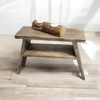 Style wood Steigerhout- Bijzettafel