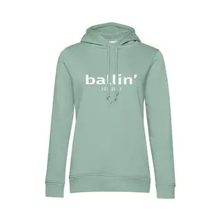 Dames Hoodies Met Ballin Est. 2013 Wmn Hoodie Print - Groen - Maat Xs
