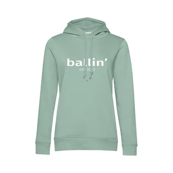 Dames Hoodies Met Ballin Est. 2013 Wmn Hoodie Print - Groen - Maat Xs thumbnail